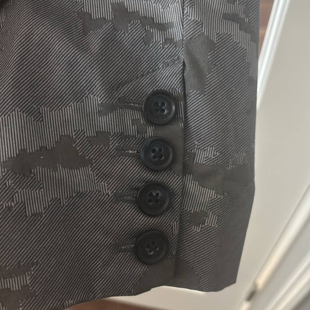 Calvin Klein Jeans Men's Gray Camouflage Sport Coat Blazer - Picture 2 of 5